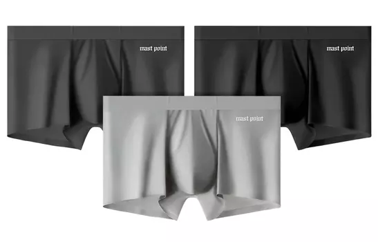 Mai Zuo Mast Point Мужские трусы MAST POINT, Упаковка из 3 шт. (Plop Heartbeat Box), P2