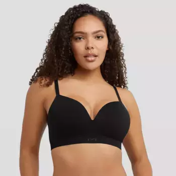 Maidenform M Женский бесшовный бюстгальтер-бралетт MBT110, цвет Black