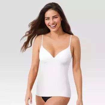 Maidenform Self Expressions Женский беспроводной топ с пенопластовыми чашками 509, цвет White