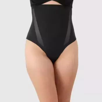 Maidenform женские современные скульптурные ультра-жесткие стринги SES200, цвет Black