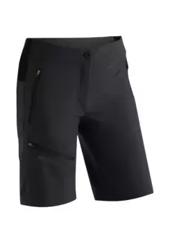Maier Sports Bermudas "Latit Short Vario", короткие женские походные брюки, современные уличные бермуды, трекинговые брюки, черный
