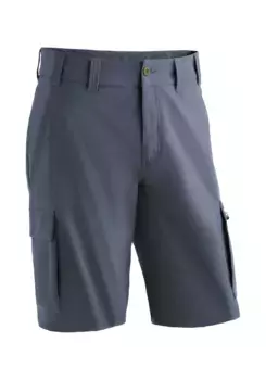 Maier Sports Cargo Bermudas "Fenit Short M", короткие мужские походные брюки, современные уличные бермуды, треккинговые брюки, синий