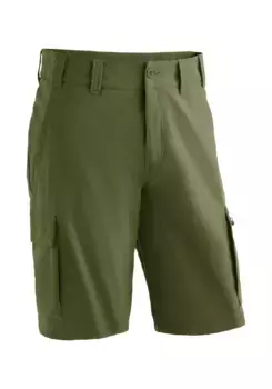 Maier Sports Cargo Bermudas "Fenit Short M", короткие мужские походные брюки, современные уличные бермуды, треккинговые брюки, зеленый