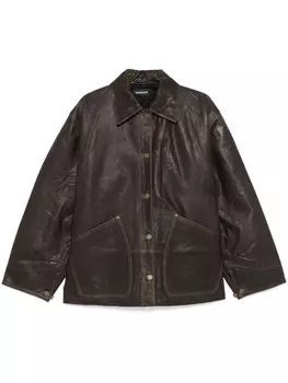 Mainless куртка с эффектом потертости, зеленый