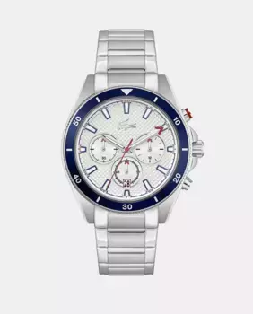 Mainsail 2011360 серебряные силиконовые мужские часы Lacoste, серебрянный