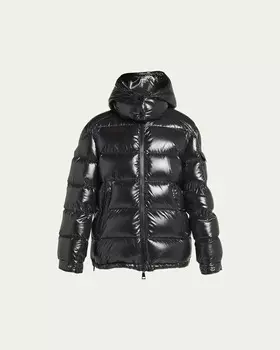 Maire Блестящая пуховая куртка со съемным капюшоном Moncler