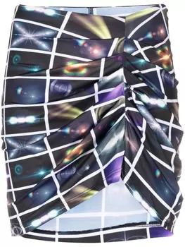 Maisie Wilen мини-юбка со сборками, черный