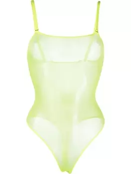 Maison Close боди Corps Corps со стрингами, желтый