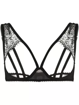 Maison Close бюстгальтер без чашек, черный