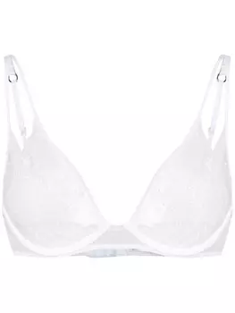 Maison Close бюстгальтер La Directrice на косточках, белый