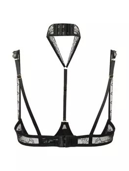 Maison Close бюстгальтер Le Petit Secret с вырезными деталями, черный