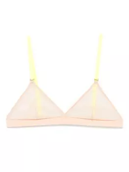 Maison Close бюстгальтер с треугольными чашками, нейтральный цвет