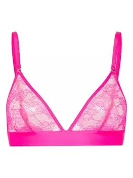 Maison Close бюстгальтер с треугольными чашками, розовый