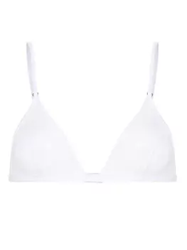 Maison Close бюстгальтер-треугольник La Femme Amazone, белый