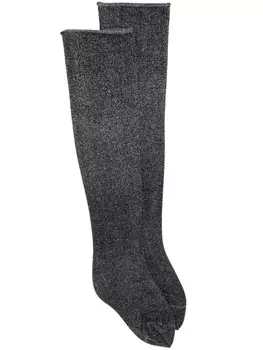 Maison Close чулки с люрексом, черный