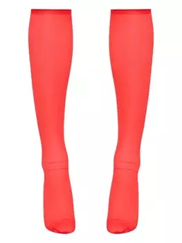 Maison Close чулки вуали, красный