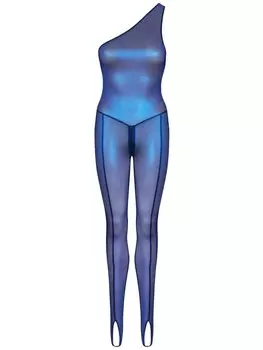 Maison Close комбинезон Blue Angel асимметричного кроя, синий