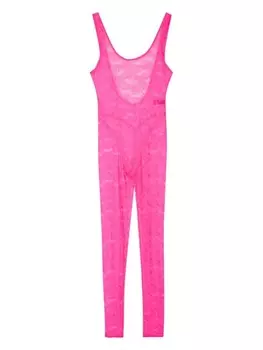 Maison Close комбинезон с открытой спиной, розовый