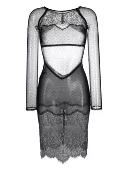 Maison Close кружевное платье Inspiration Divine, черный