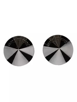 Maison Close металлические накладки на соски с гравировкой, серебристый