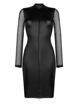 Maison Close платье Chambre Noire с длинными рукавами, черный