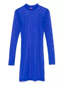 Maison Close платье с ремешками, синий