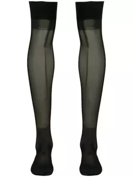 Maison Close прозрачные чулки, черный