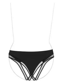 Maison Close Pure Tentation открытые трусы с высокой талией, черный