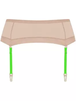 Maison Close сетчатый пояс для чулков, нейтральный цвет