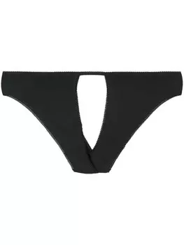 Maison Close трусы Le Petit Secret с вырезными деталями, черный