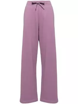 Maison Kitsun брюки с логотипом, фиолетовый
