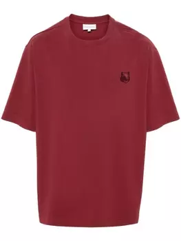 Maison Kitsun футболка Bold Fox Head, красный
