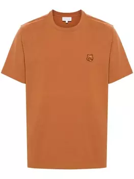 Maison Kitsun футболка Bold Fox Head, оранжевый