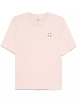 Maison Kitsun футболка Bold Fox Head, розовый