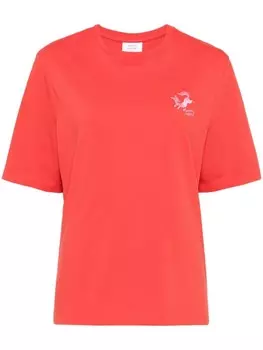 Maison Kitsun футболка Fancy Fox, красный