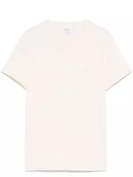 Maison Kitsun футболка с нашивкой Baby Fox, серый