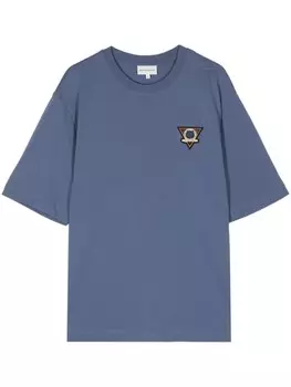 Maison Kitsun футболка Surf Collage, синий