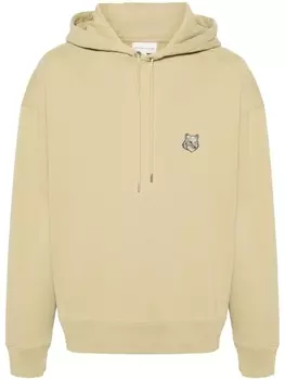 Maison Kitsun худи с нашивкой Bold Fox Head, нейтральный цвет