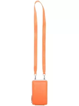 Maison Kitsun кошелек с тисненым логотипом, оранжевый