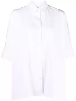 Maison Kitsun рубашка с короткими рукавами, белый