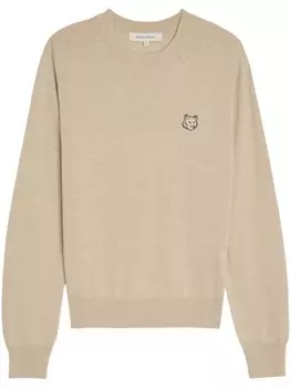 Maison Kitsun шерстяной джемпер, нейтральный цвет