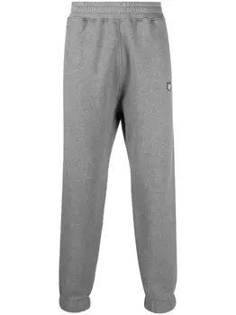 Maison Kitsun спортивные брюки с эластичным поясом, серый