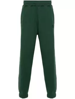 Maison Kitsun спортивные брюки с аппликацией Fox, зеленый