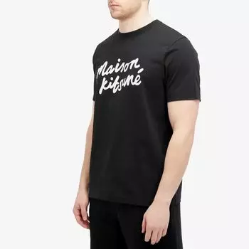 Maison Kitsune Футболка Handwriting Comfort, черный