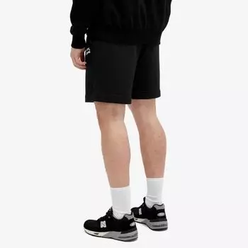 Maison Kitsune Спортивные шорты с рукописным текстом, черный