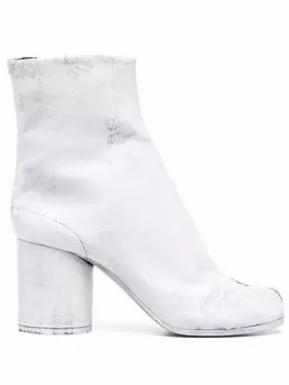 Maison Margiela ботильоны Tabi Bianchetto 80, белый