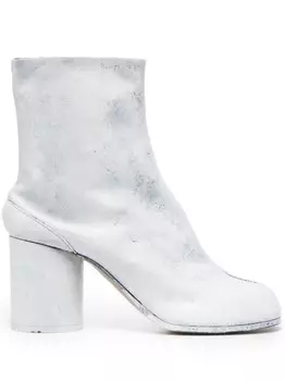 Maison Margiela ботильоны Tabi Bianchetto 80, белый
