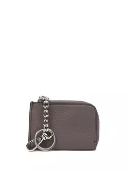 Maison Margiela брелок с декоративной строчкой, серый