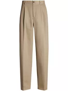 Maison Margiela брюки из коллаборации с Pendleton, нейтральный цвет