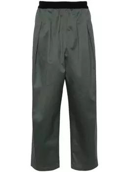 Maison Margiela брюки свободного кроя, серый
